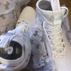 Under Armour White High-Top Athletic Shoes